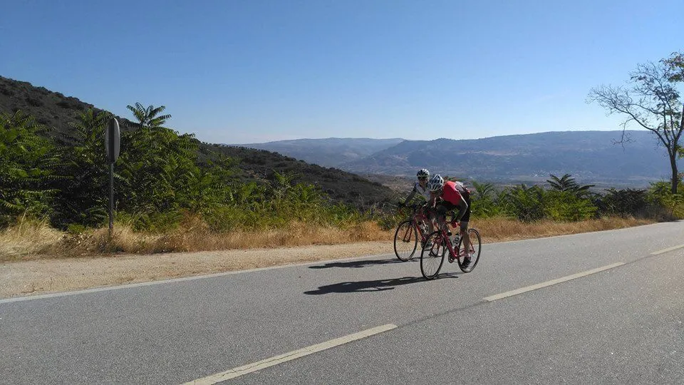 road cycling in douro valley